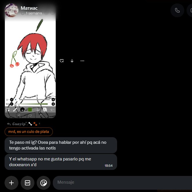 shut_ittdumbass's tweet photo. siguen sin creer que matnac no hizo el dibujo? Lit el se ofreció en hacérmelo, pero con la condición de que NO dijera que él lo había hecho.

Tengo hasta capturas y de cuando me mostró su dibujo de su OC XDD https://t.co/I9d6yYYZPz