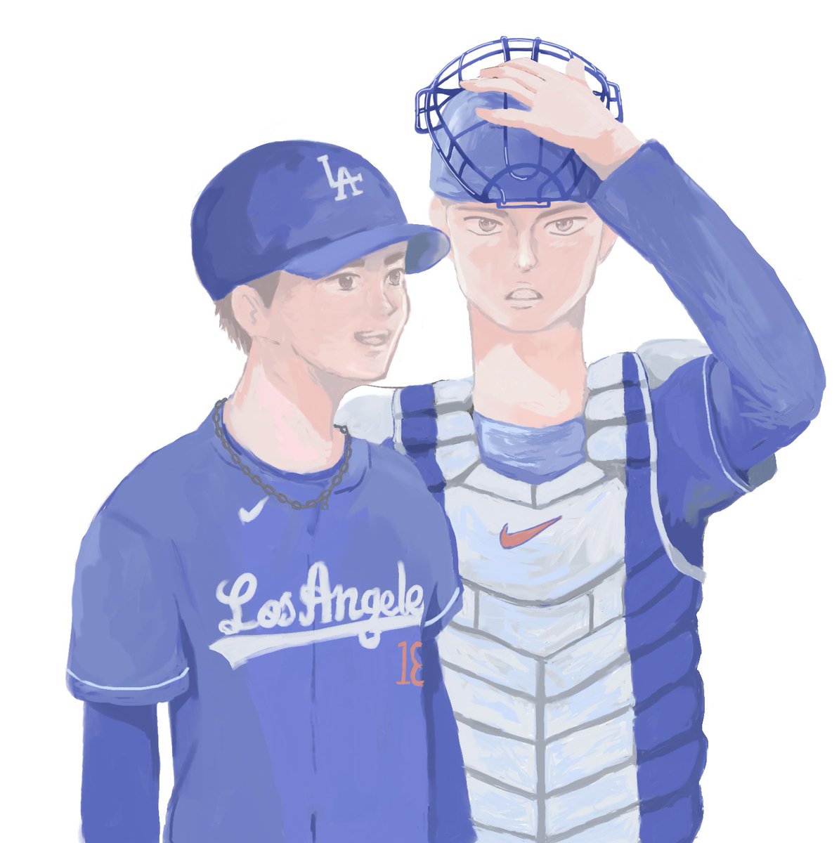 yunyoshi18's tweet photo. 由伸&amp;ラッシング　描いた🙌 https://t.co/CgWxliPCjQ
