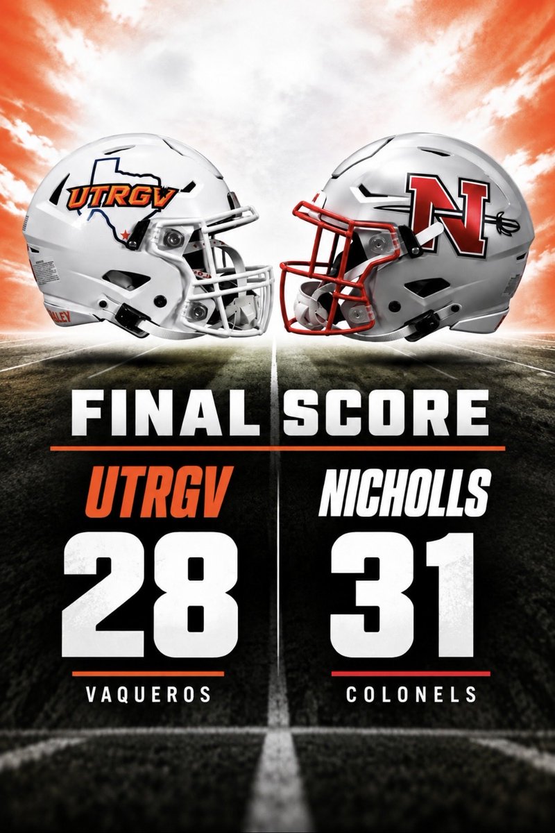 ValleyVaqueros's tweet photo. UTRGV drops the conference opener. 

Tough matchup awaits them at Home next Saturday against McNeese. https://t.co/WMOtFECZnA
