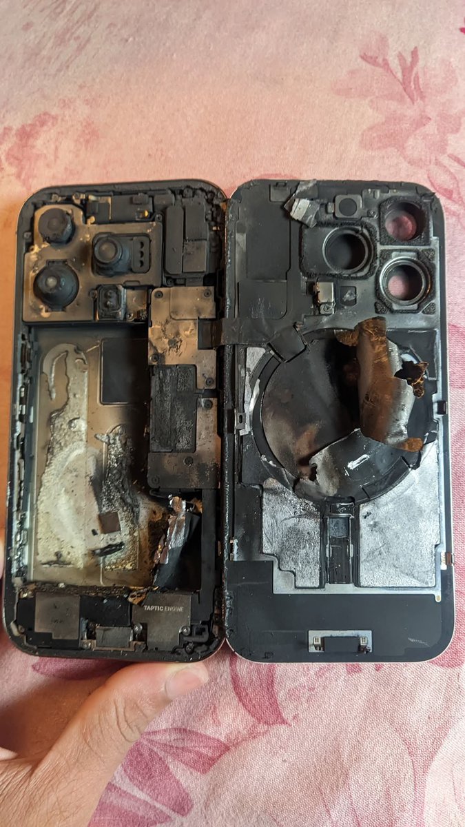 andysaveg's tweet photo. @johnternus iPhone 16 busted, this happened in Bangladesh https://t.co/mu6juSOkZB