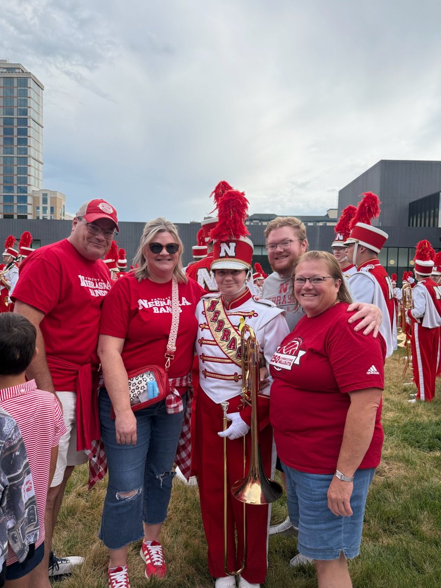 jimjhaver's tweet photo. I always love going to Husker football games.  But its even more special when my daughter is part of The Pride of All Nebraska! https://t.co/w1GVYyOJFw