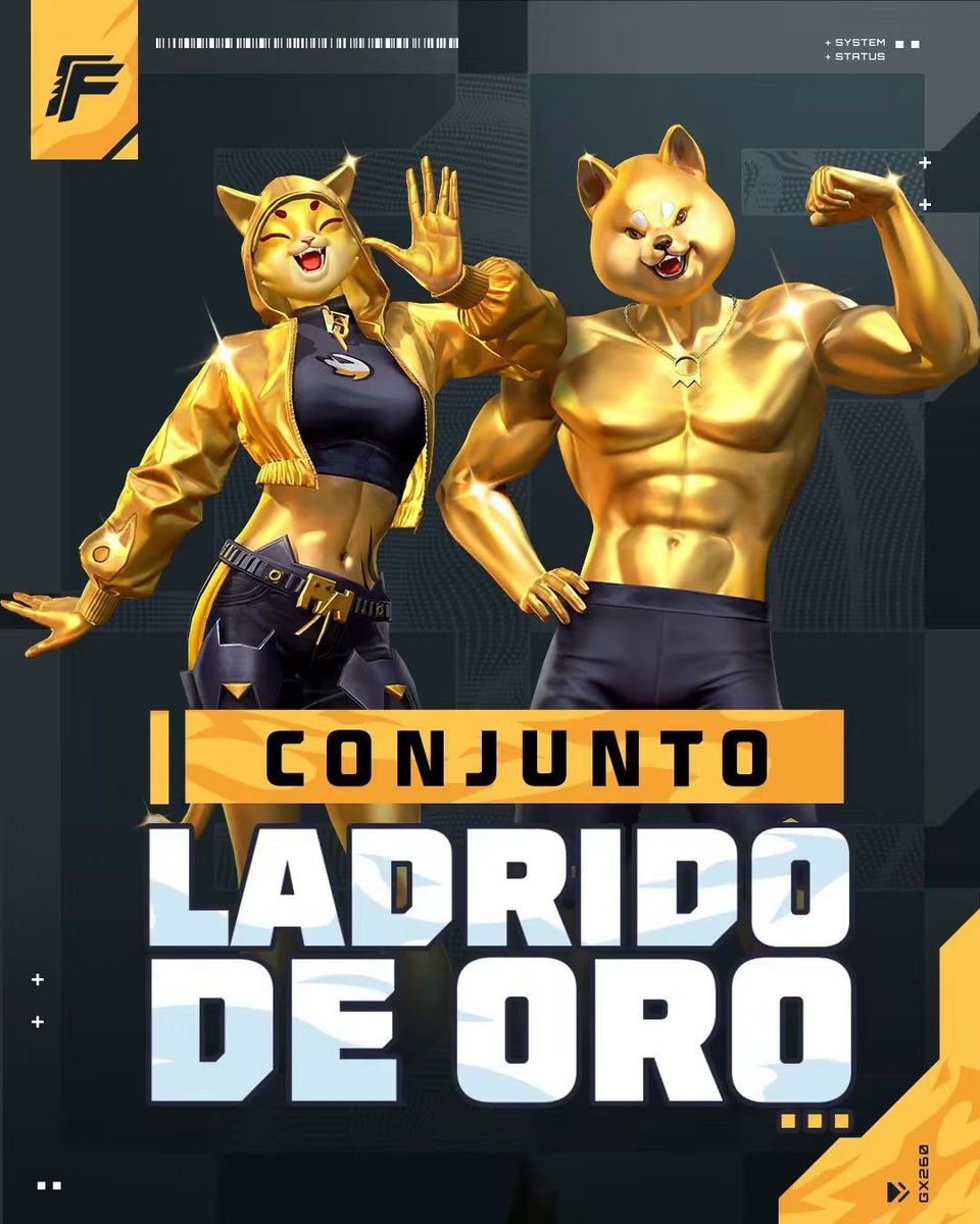 click_ecuador1's tweet photo. 🐶✨ Lleva Conjunto Ladrido de Oro y demuestra que hasta en el campo de batalla se puede brillar estilo. 😎🔥

❓ ¿Cuál de los dos llevarías al combate?
#FreeFire #NochesDeBooyah

Pidelo aquí, somos #ClickEcuador tu mejor opción 0999812442 .👍 https://t.co/YtEiSXvoY5 https://t.co/HyK9GigQYD