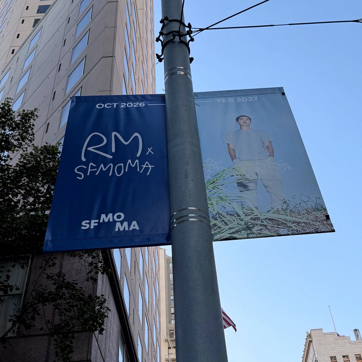 bbinamorolll's tweet photo. exhibit promo for the bday boy 🥳 #RMxSFMOMA https://t.co/10s8l7N6Ms