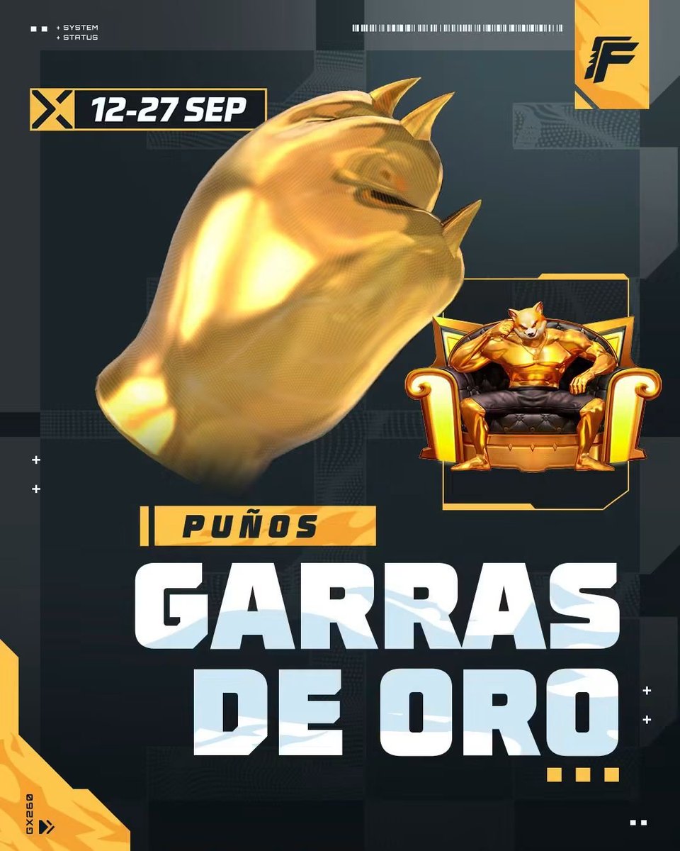 click_ecuador1's tweet photo. 🐾 ¡Es hora de sacar las garras! ✨

Equipa los Puños Garras de Oro y entra al combate listo para dejar tu marca en cada enemigo. 👊🔥

Pidelo aquí, somos #ClickEcuador tu mejor opción 0999812442 .👍 https://t.co/YtEiSXvoY5 https://t.co/xlNVOjcAJJ