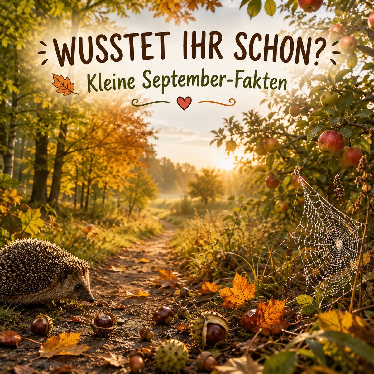 JulioGerwizp's tweet photo. Photo by Carmen. Kraus. Seele. Macht. Dinge🌿 on September 02, 2026. May be an image of text that says "WUSSTET IHR SCHON? Kleine September-Fakten Fakten". https://t.co/pNyeWh72H6