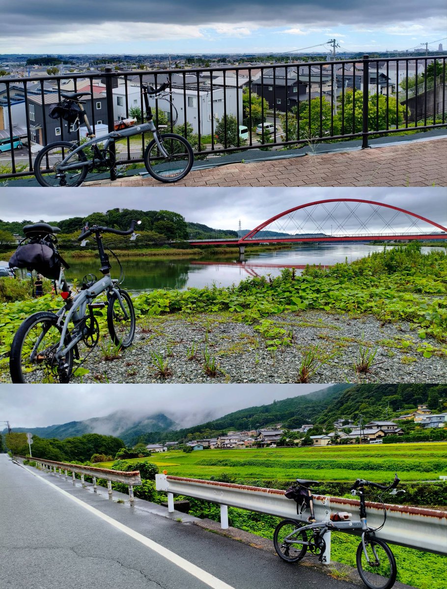 exarp_air's tweet photo. 今日も朝から雨すぎるけど全然走れてないので50km程、方広寺までシャワーライド🌧️🚲️🌧️
昼頃に南の空が明るくなってきました
午後から走れば良かったのでは…🤨
#おりたたぶ  #tern #LinkA7 https://t.co/Wm3Qecwly9