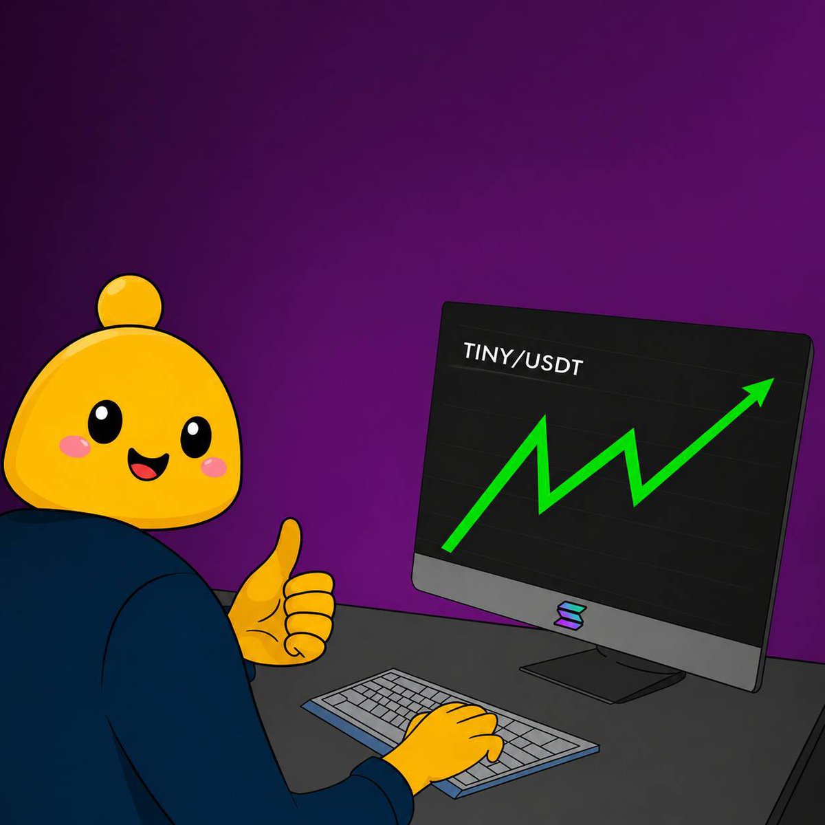 coldcoleonx's tweet photo. @p_eng_uin a $TINY bag and a dream… https://t.co/iGXVI3E9nB