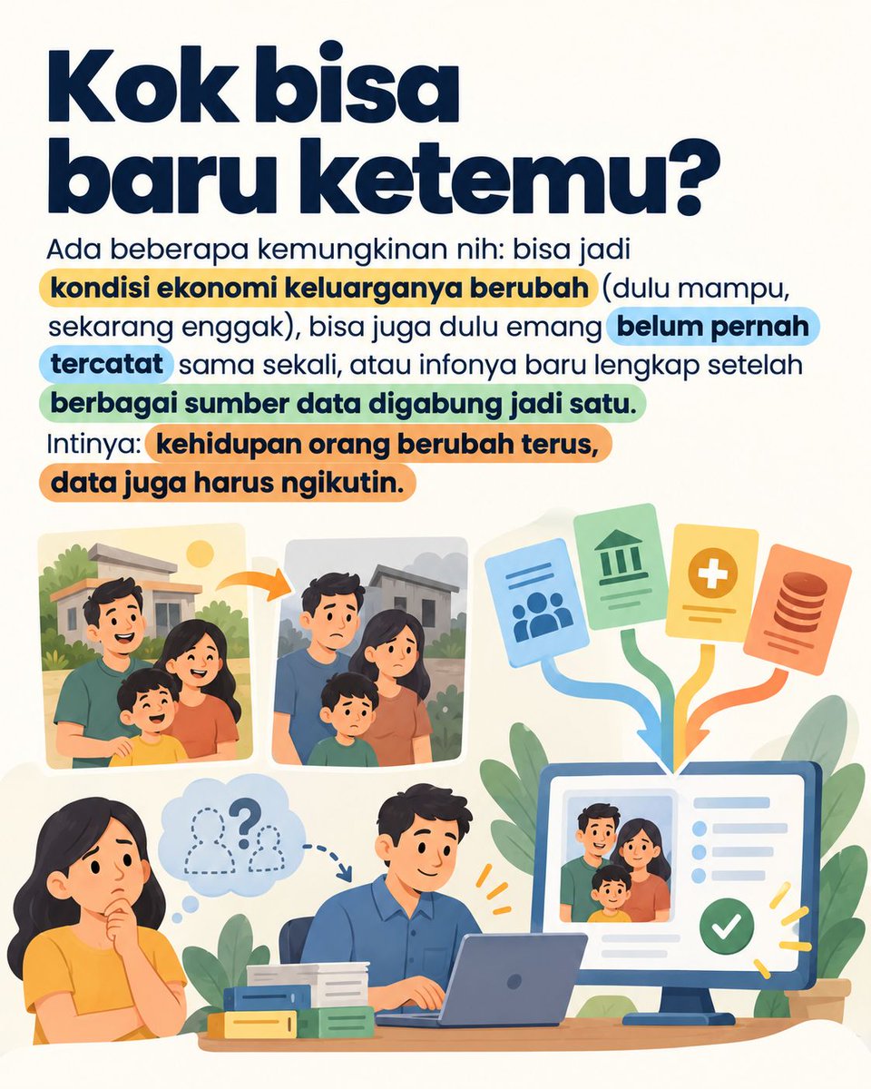 JintaKusuma's tweet photo. Penyusunan DTSEN dalam perhitungan desil bukan untuk menurunkan angka kemiskinan #SayaSudahDisensus https://t.co/zvsCohLACx