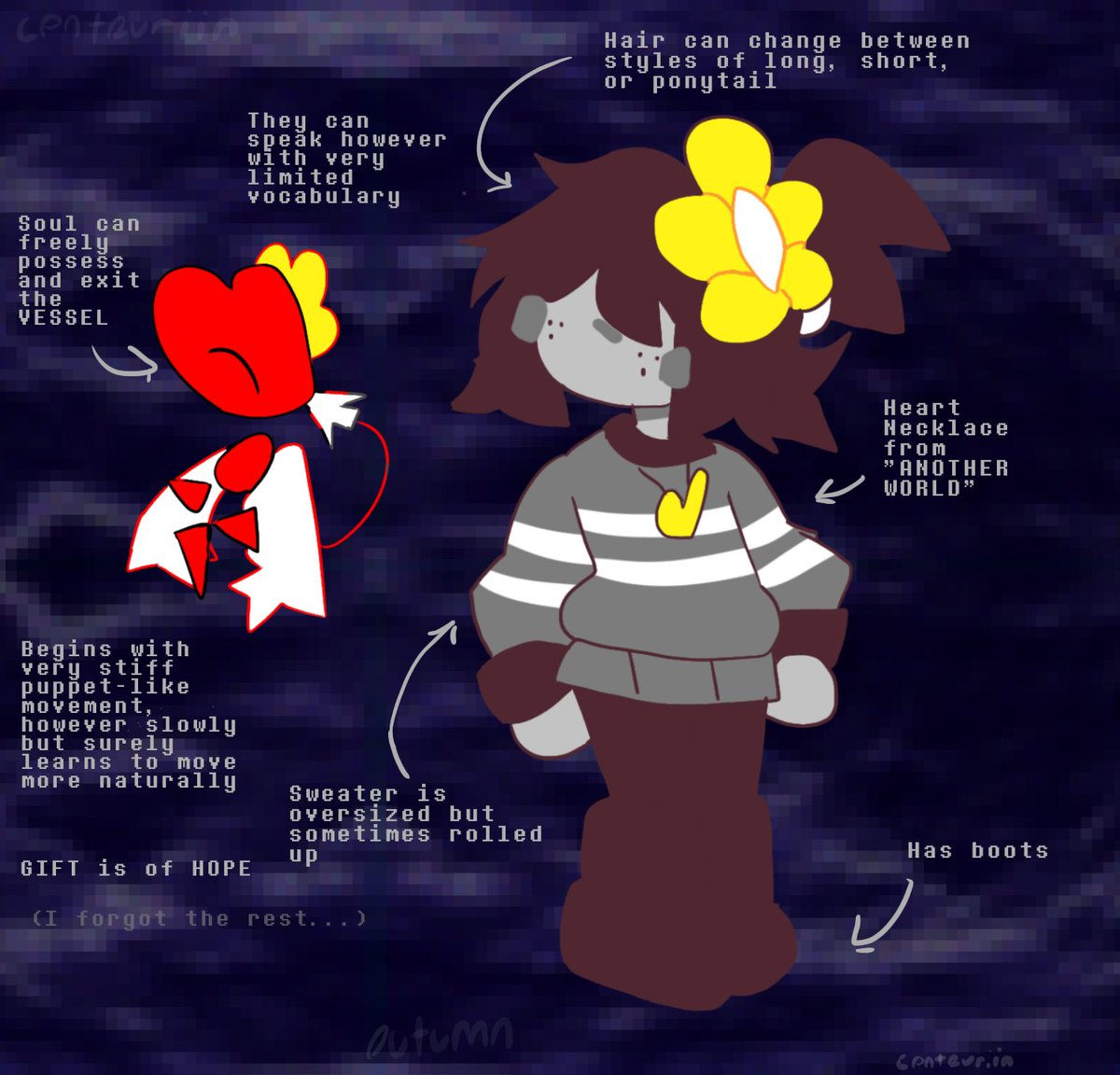 Centauriin's tweet photo. deltarune vessel oc !

might remake later idk

#deltarune #utdr https://t.co/9lAR56aW41