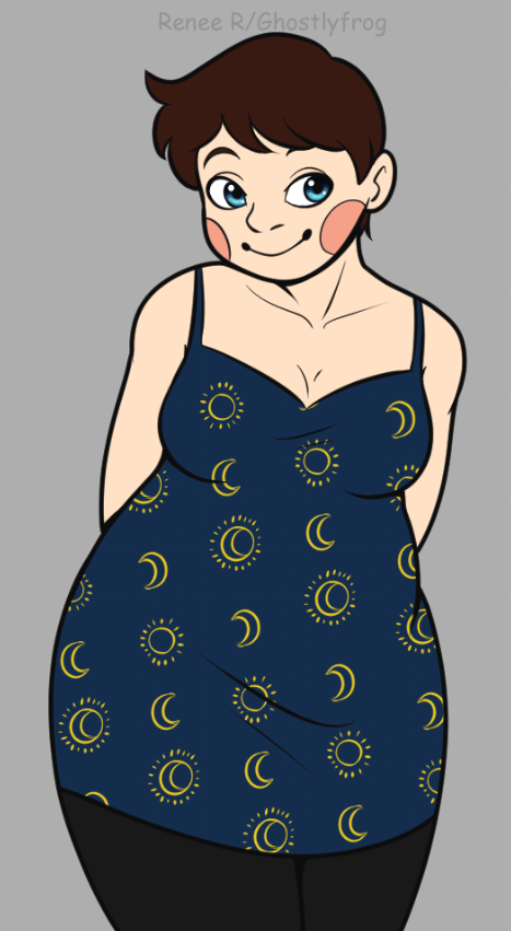 rnrckwll's tweet photo. Here's something sona related, I have a dress similar to this and I love it. #digitalart #ghostlyfrogart https://t.co/hXHRjUQsxx