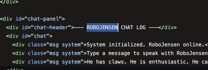 PiouPio22401701's tweet photo. This is Genny. Holy shit! Nvidia has a meme hidden inside their Github. It's their real Github and they meme'd Jensen
Paired with Nvidia. Name is given too. ROBOJENSEN
https://t.co/qN5bwftEX8 https://t.co/31Cg8GaD3G
