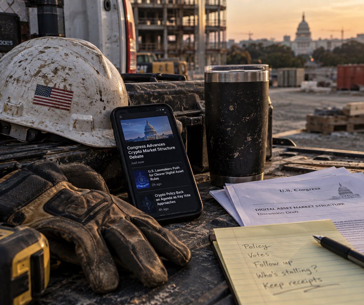MajorityOnChain's tweet photo. I didn’t start TDM because I wanted to run a political account.

I started it because I got tired of watching politicians say one thing, do another, and then watching everyone defend their “side” no matter what actually happens.

Crypto just made that impossible for me to ignore anymore.

For some context, I’m a regular construction worker who’s been investing in crypto since 2017. I also run my Crypto Z account ( @crypto_zacho ) & also my YouTube channel where I talk undervalued utility projects & memes.

I have been building a reputation in the space but I’m damn sure not a politician. I’m just somebody who goes to work, pays taxes, invests his own money, and wants to know why the people representing us never get anything productive done.

That’s really why I started TDM.

I’d like this account to grow into a place where more regular people like me can have a voice, follow what’s actually happening with crypto policy, and hold people accountable without everything turning into Republican vs Democrat.

I also made a TDM channel inside my Discord for anybody who wants to join, share information, collaborate, or help turn this into something useful. 

I’m a very busy guy so getting in touch with me through the discord will be the best way. Link will be in comments. 

#CryptoPolicy #GovernmentAccountability #TDM