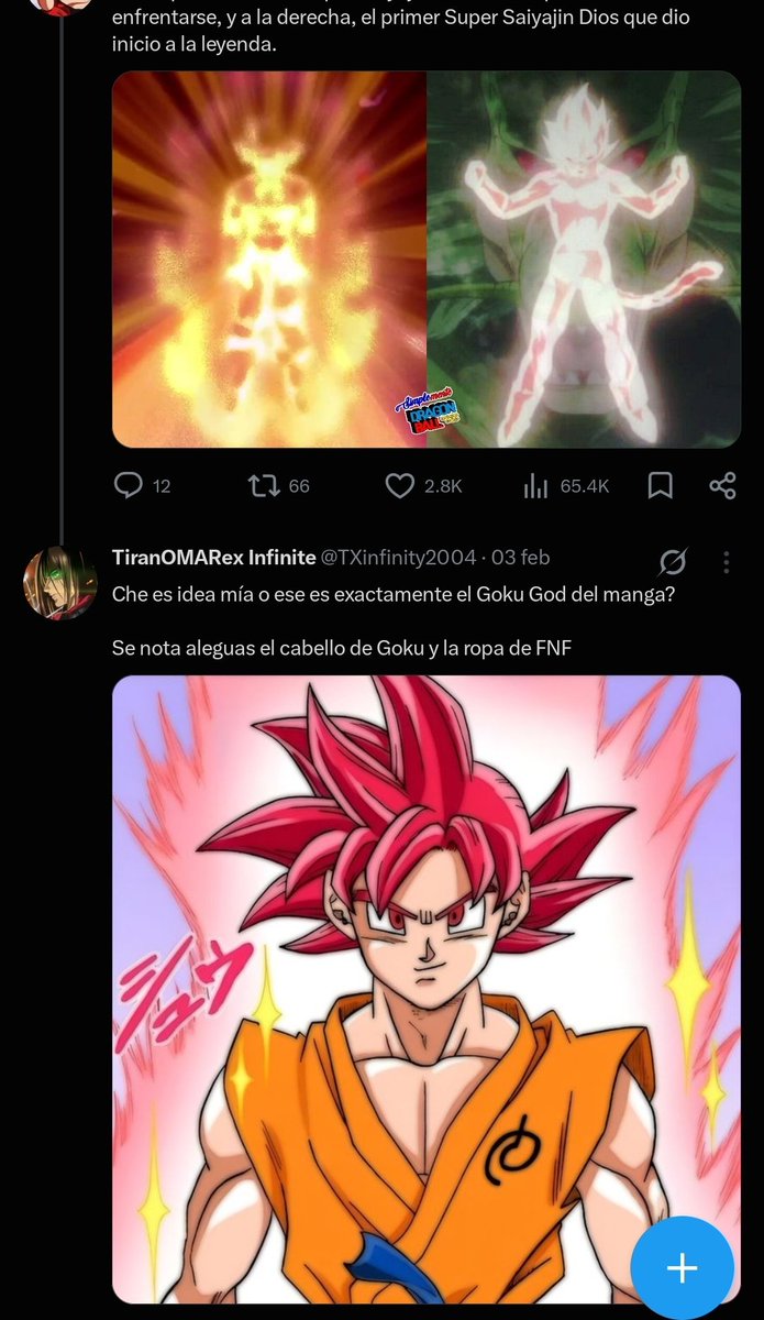 TXinfinity2004's tweet photo. ESTABA VIENDO MIS PUBLICACIONES VIEJAS Y DIOOOOOOOOSSSS MIREN LA PREDICT QUE ME MANDE

SI ERA DE VERDAD EL SSG DEL MANGA LOL https://t.co/lSM3ublbD0