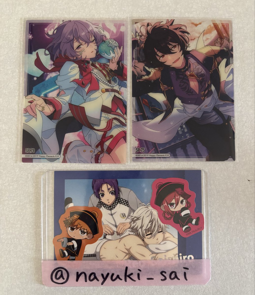 nayuki_sai's tweet photo. あんスタ クリアカード SP 交換

譲）ユメ 凛月

求）同弾 こはく

＊郵送希望

ピンポイントで難しいかと思いますが検索からでもお願い致します🙇‍♀️ https://t.co/xZO2RSlXFa