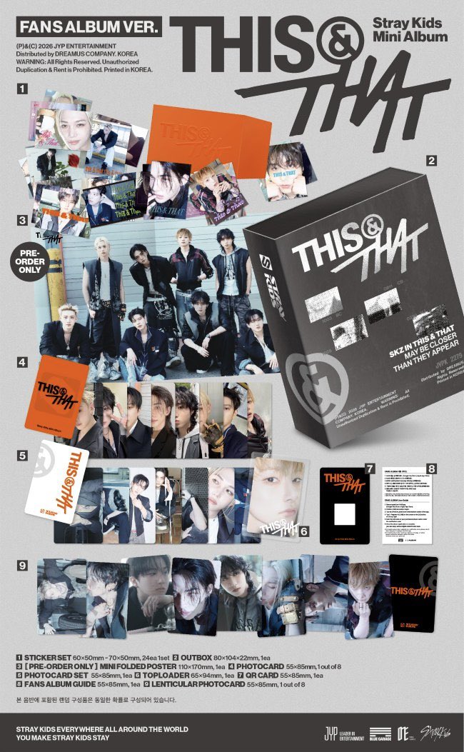 StellarKiz's tweet photo. แจกค่ะ!  🎂🎁 เนื่องในโอกาสวันเกิดน้องฮัน(+หลิก+ซึงมินด้วย 😆)

💟 This&amp;That Fans Album Ver. 1 บั้ม

กติกา = รีทวิต+เป็นสเตย์ (เราเช็คแอคค่ะ) 

สุ่ม: 14 กันยายน 2026 เวลา 20:00 น.

ยืมแท็กค่ะ #ตลาดนัดเด็กหลง #ตลาดนัดstraykids https://t.co/0CoAr98VvJ