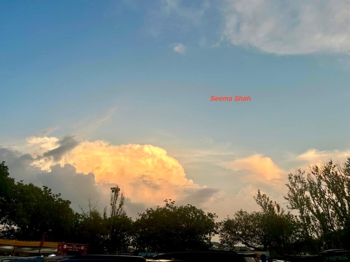 SeemaSh46712468's tweet photo. the sky is such a wonderful canvas
Have relaxing day ahead 🙌🏻🏙️💙
#Sऊवाच😍
#Sclick
#theme_pic_India_sky
#ThePhotoHour https://t.co/TtIXQoz4Cr
