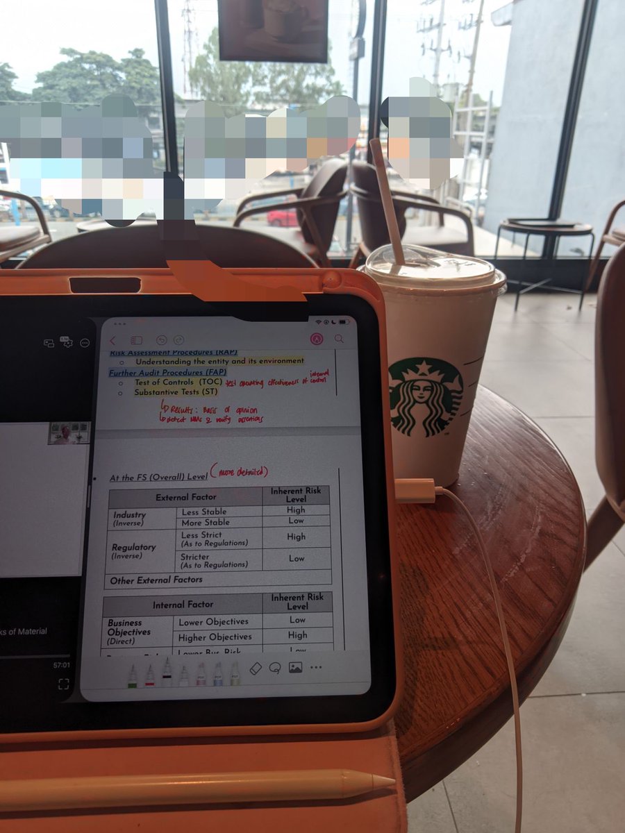 cpachue's tweet photo. 𓄲 #cpachue study log | sept. 12, 2026

audit theo
- audit planning vidlec (part 1)

studied out dahil wala na namang kuryente samin 🥹 super lock in muntik na q mahimatay (oa) #studytwt https://t.co/FHkBxQaJNN
