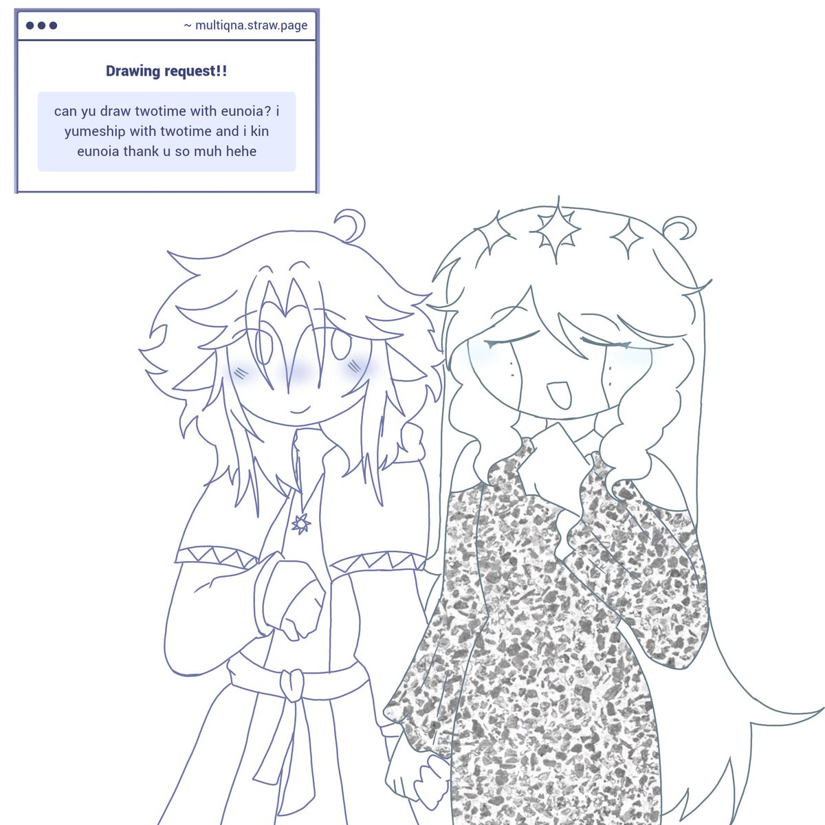 2lives_Thomas's tweet photo. Here we go oomfie! Your yume is so cute π©΅
#multiqna
https://t.co/Kjxcklyz7U https://t.co/yUnjL7pi0y