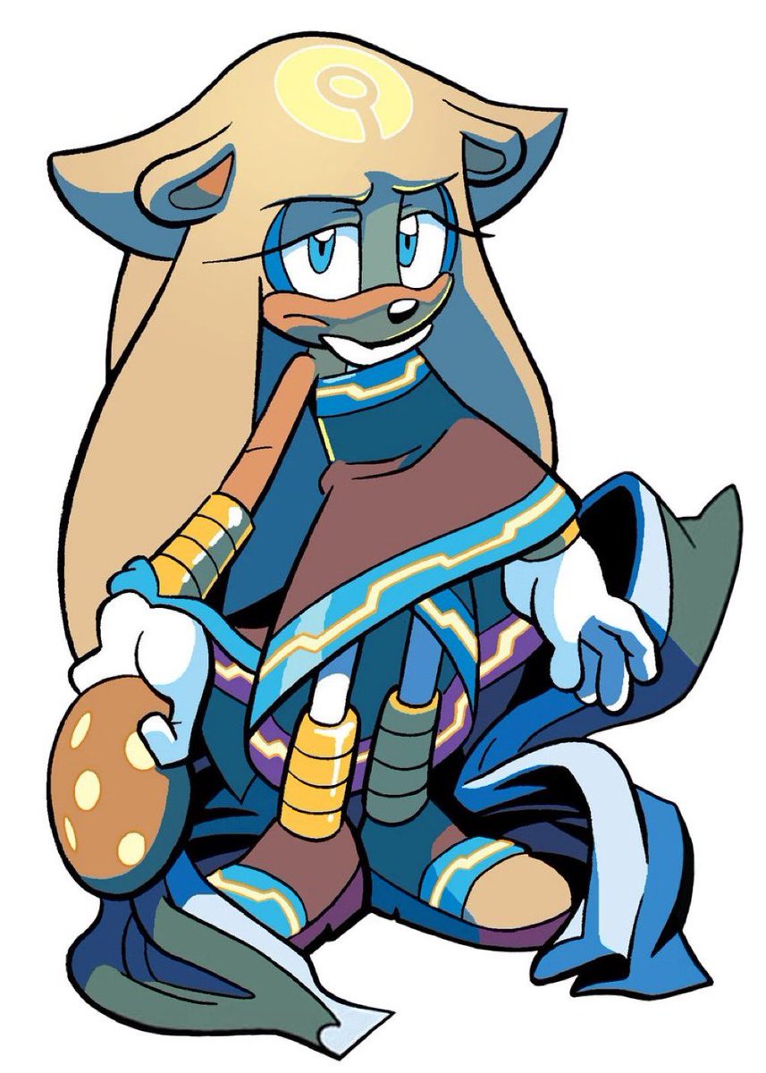 THENEWOmegan's tweet photo. Not only was Gold from an alternate universe instead of Silver’s future, but she’s also meant to be Silver’s alternate-universe counterpart.

Makes me wonder if she was from the Sol Dimensions future. https://t.co/IwwhDXR5VL