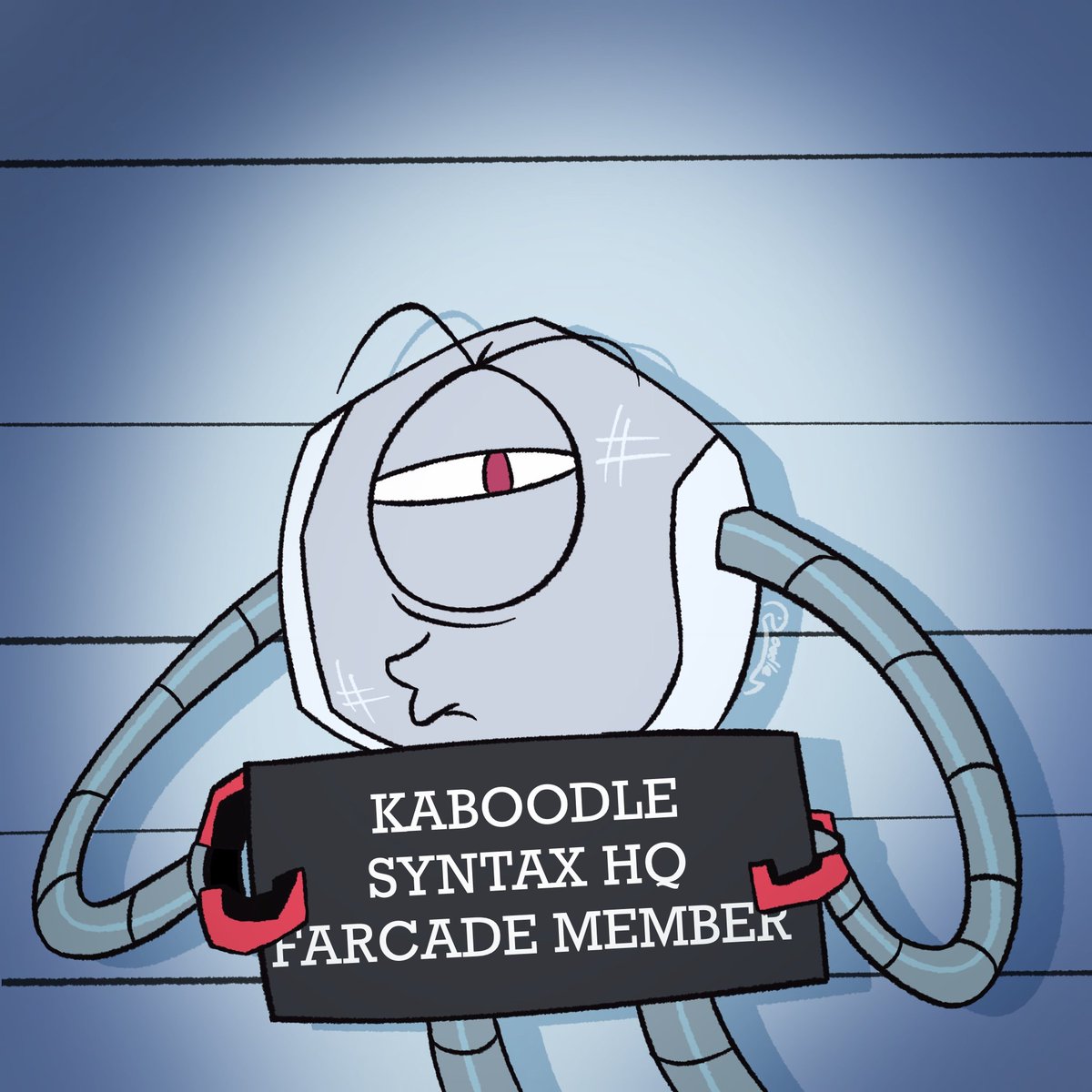 DoodleHasDoods's tweet photo. You're under arrest Farcade scum! #gameoverse https://t.co/tEWvfRon6v