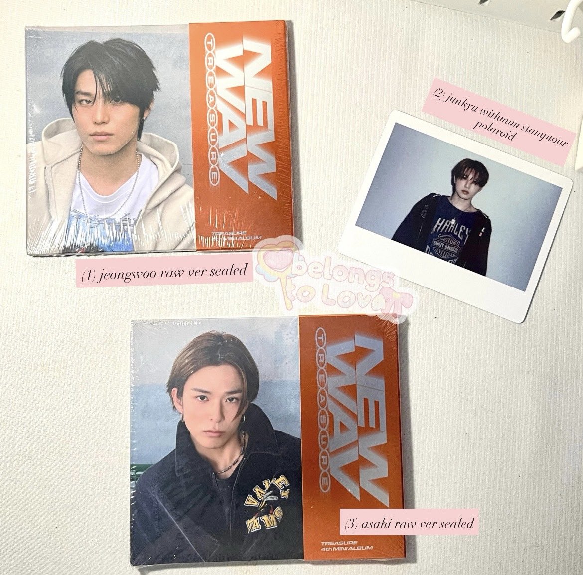 lovelyoonjae's tweet photo. mini giveaway special for SahiJeoKyu’s birthday 🎂

🎁 prize on pict

rules:
• 1 item/person‼️
• doesn’t have the album or pola yet
• reply with anything that reminds you of one of them, apa ajaaa🫶🏻
• ina teume only yap

end ; TBA https://t.co/UpU3Xwm2xT