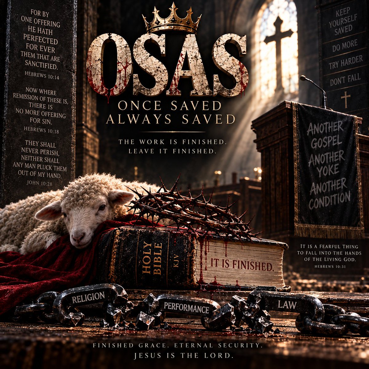 AnointedName's tweet photo. #OSAS is true. Deal with it or perish. https://t.co/bJvz3FbmdP