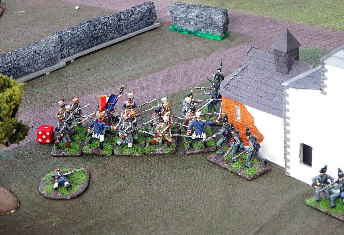 HatMiniatures's tweet photo. Hougoumont Farm wargaming by Krisztian. Rest of pics here: https://t.co/C6bMTl2qt9 https://t.co/xV8mNiHut6