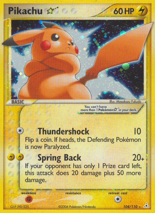 thelou7789's tweet photo. Gold Star royalty meets a Full Art classic 🔥
𝗙𝗲𝗮𝘁𝘂𝗿𝗲𝗱 𝗣𝗦𝗔 𝟭𝟬 𝗰𝗵𝗮𝘀𝗲 𝗰𝗮𝗿𝗱𝘀:
✦ Pikachu Gold Star (EX Holon Phantoms, #104/110 Gold Star): PSA 10 value about $148,000. Released May 3, 2006.
✦ Charizard EX (XY Flashfire, #100/106 Full Art secret): PSA 10 value about $1,950. Released May 7, 2014.
𝗠𝗼𝗿𝗲 𝗵𝗶𝗴𝗵 𝘃𝗮𝗹𝘂𝗲 𝗣𝗦𝗔 𝟭𝟬 𝗰𝗮𝗿𝗱𝘀:
✦ Charizard (1999 Base Set, #4 holo): PSA 10 value about $4,000.
✦ Umbreon VMAX (2021 Evolving Skies, #215 alt art): PSA 10 value about $1,600.
✦ Umbreon ex (2025 Prismatic Evolutions, #161 Special Illustration Rare): PSA 10 value about $5,600.
✦ Charizard Gold Star (2006 EX Dragon Frontiers, #100): PSA 10 value about $100,000.
✦ Crystal Charizard (2003 Skyridge, #146 secret rare): PSA 10 value about $76,000.
✦ Lugia (2000 Neo Genesis, #9 1st Edition holo): PSA 10 value about $10,000.
✦ Umbreon Gold Star (2007 POP Series 5, #17): PSA 10 value about $63,000.
✦ Charizard ex (2023 Scarlet & Violet 151, #199 Special Illustration Rare): PSA 10 value about $600.
#pokemon
#pokemonTCG
#poketruth