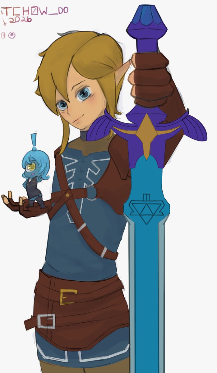 Tchow_do's tweet photo. Hey, listen!

#Zelda #link #drawdigital #digitalart #sketch #drawingㅤㅤ https://t.co/crnFJZMEQY