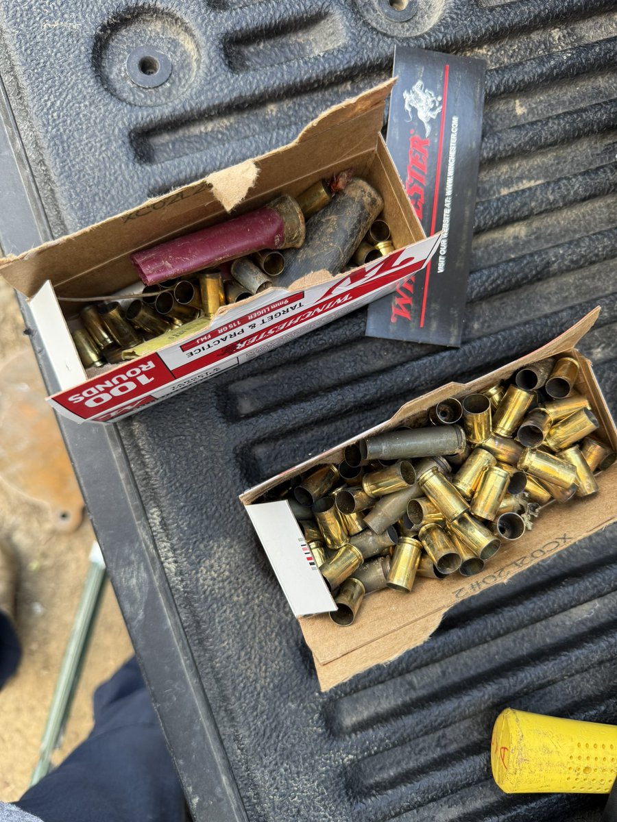 a6m5zero's tweet photo. It was going to rain this weekend, so drove up to the woods after work Friday for some plinking. 4 out of 10 was the best I can do from 77yards/70meters(12” gong). One of our favorite spots, but it’s trashed pretty bad by ****** brain losers. #2a #glock #gtl2 https://t.co/Tl2TSVARNo