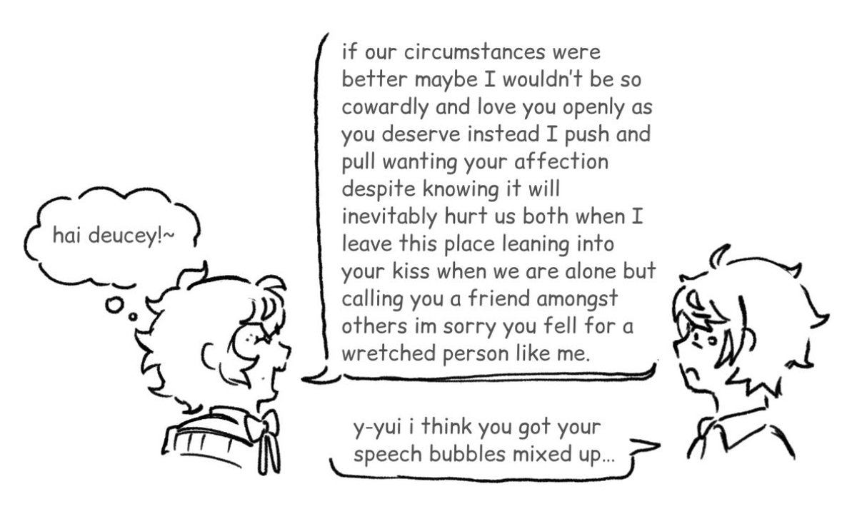 hopeful_heartt's tweet photo. DeuceYui explained in one shitty drawing https://t.co/6Q78TXL70y
