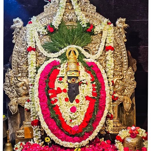 SadaaShree's tweet photo. What connects Ainavilli  and Kanipakam Vinayaka temples though geographically distant?

One in Konaseema, another in Chittor dt.

It's believed there were 3 atheist brothers in Ainavilli who once mocked Ganesha for his appearance.

He cursed them to be born with deformities in their next birth. However he told their curse would be lifted when they found his idol and pray to it.

The brothers were born in Kanipakam, one blind, one deaf-mute and another lame.

One day when digging for a well, they found the Ganesha murthi in water.  They immediately retrieved it and built a small temple.

And the curse was lifted on them.

Also Bahuda river on which Kanipakam is located gets it's name from the story of a king getting back his lost arms here. 

Ainavilli is considered older than Kanipakam, and students appearing for exams come and deposit their pens here seeking blessings from Ganesha.

Kanipakam is considered very  powerful and much like Yaganti Nandi, the Ganesha here keeps growing every year.