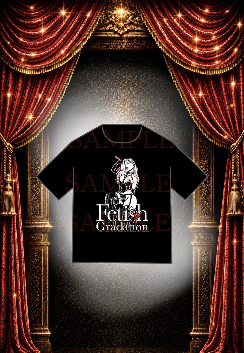 FetishGradation's tweet photo. Fetish Gradation Original Collectionのご紹介２✨

オリジナルTシャツ(黒のみ)
¥3,700
※数量限定

フライヤーを飾ったsexyなキャラクターをTシャツに🕯️
ちょっと過激だけど、是非普段使いに🫶🏼

ご予約時に事前予約いただいた場合は少しお得になります⛓️‍💥
詳細はプロフィールのリンクより🔗 https://t.co/zYV6ze0Y2m