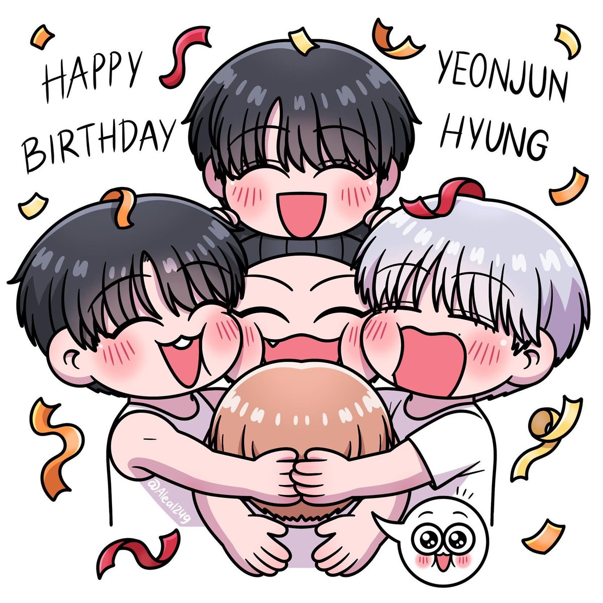 Aleal249's tweet photo. 🎊 HAPPY YEONJUN DAY 🎊

#YouAlwaysShineYeonjun #YEONJUN #TXTfanart https://t.co/vskVUF0TDa