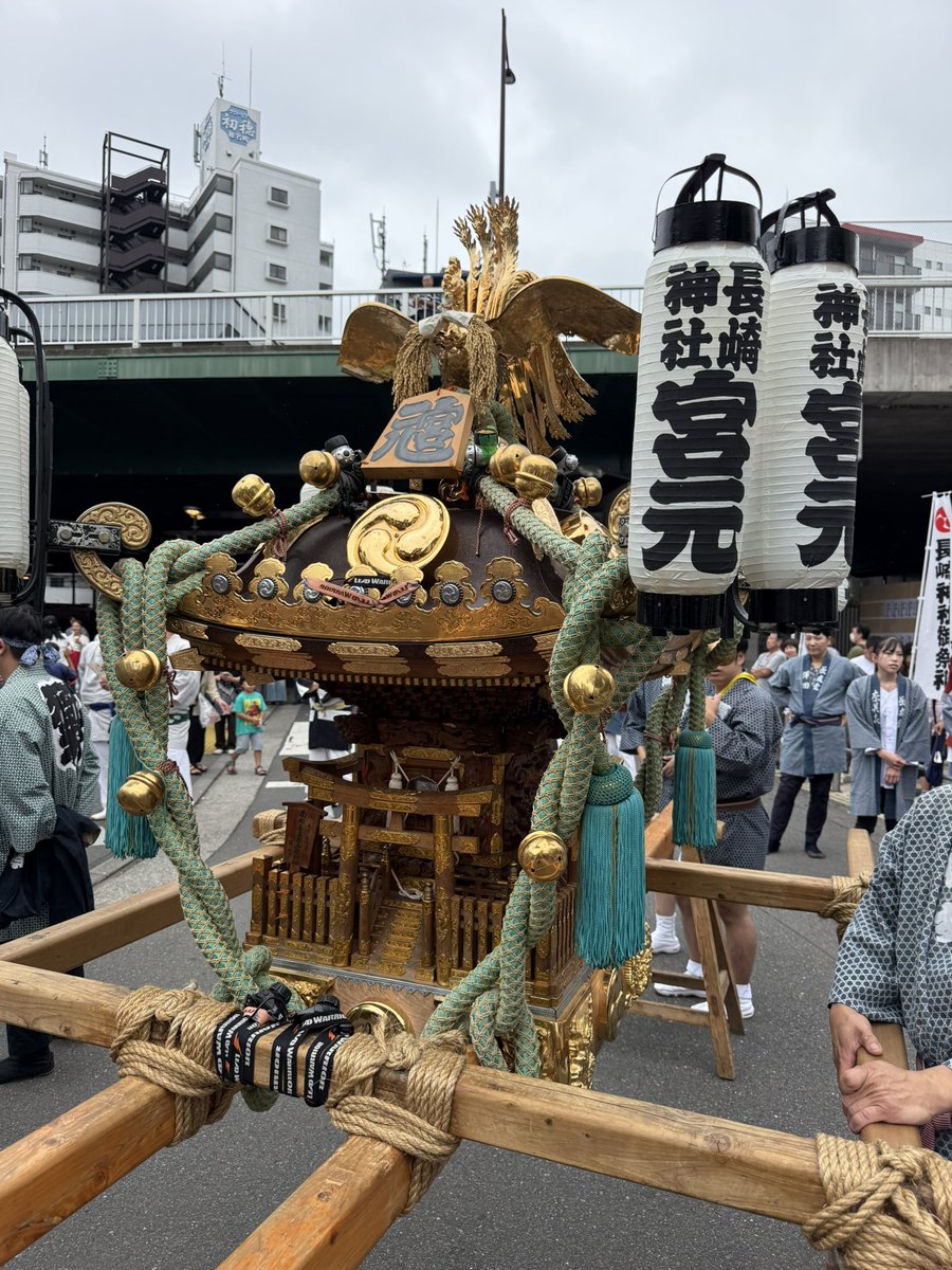 choyuOfficial's tweet photo. 長崎神社例大祭
これから大人神輿！ https://t.co/I85sSMtGok