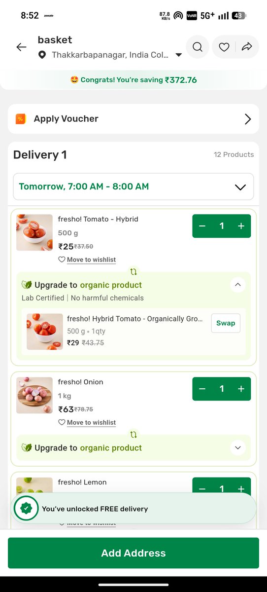 utsav_dhaduk's tweet photo. @bigbasket_com This 150 rs off show but in payment page no any offer show https://t.co/ekVG3d719H