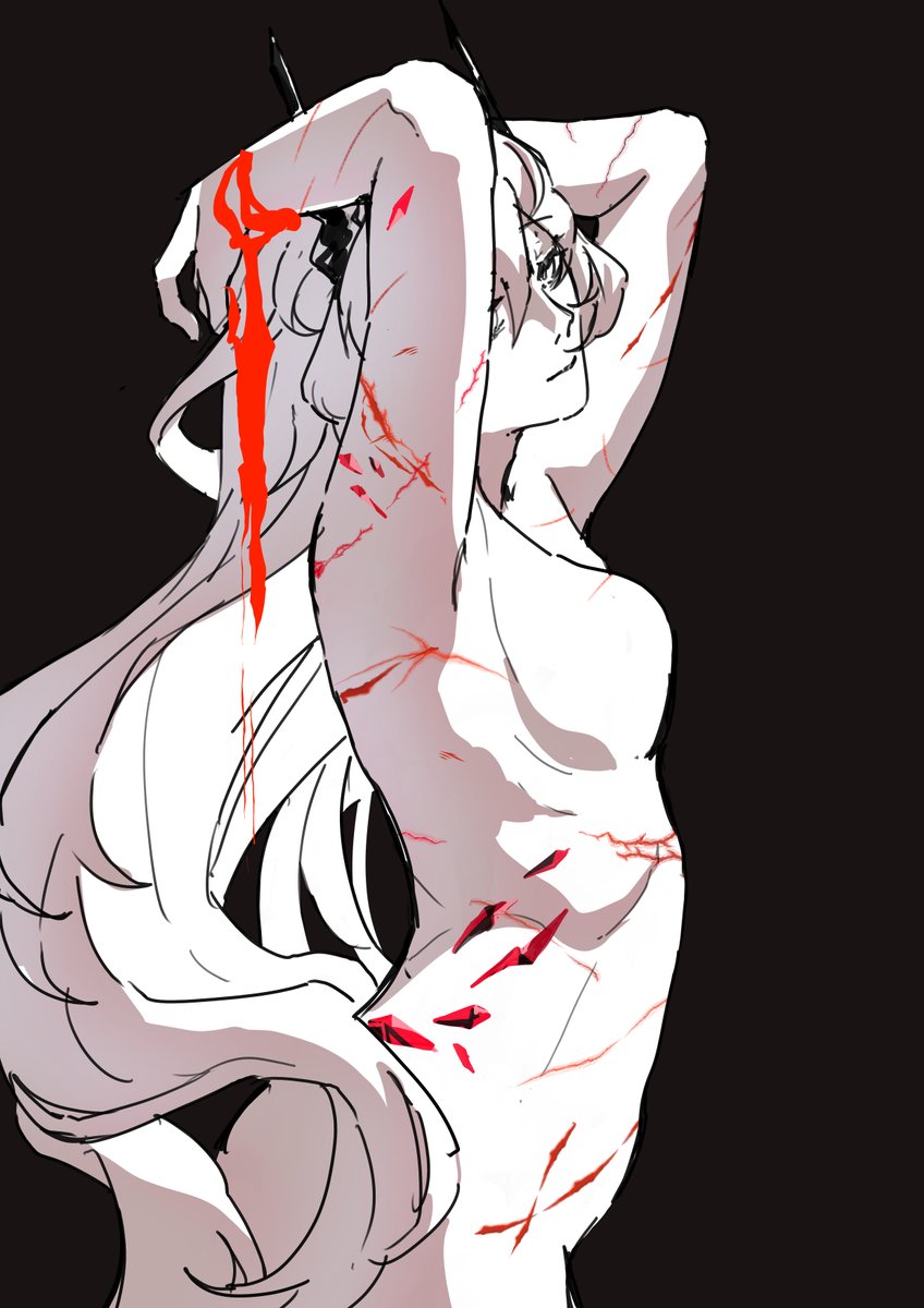 Rokudou_sui's tweet photo. 即使是魔王也會流血
#明日方舟 #Arknights #アークナイツ #명일방주 #Theresa https://t.co/W6zbmFii93
