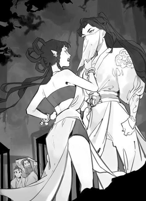 bbgliuqingge's tweet photo. baited riri into svsss with liu mingyan x sha hualing yuri 🙂‍↕️ i forgot how fun their rivalry is + there's so much untapped potential i even considered writing a fic omg

devious shameless bratty noble demoness x pure dignified upright human cultivator? #needthat https://t.co/ZId7HQIPxR