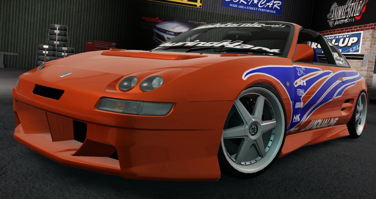 dumb__cat's tweet photo. team candyfornia sw20 (slightly reworked) #midnightracingtokyo https://t.co/46drQFMVSb
