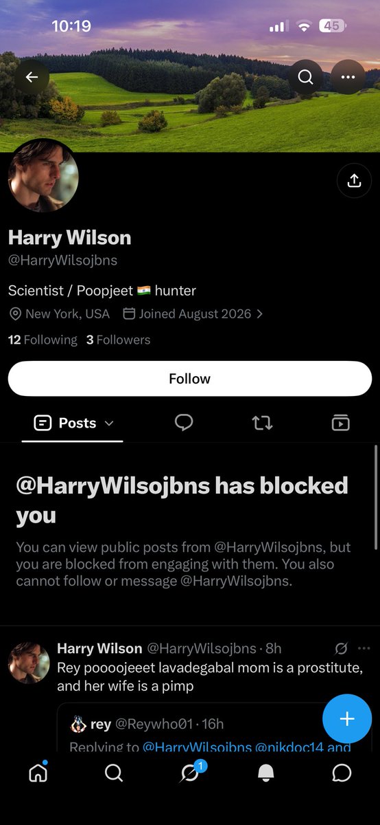 Reywho01's tweet photo. @HarryWilsojbns @nikdoc14 @galivaraStewie Man proved he doesn’t have the balls haha living in Delhi slums pretending to be American 😂😂😂😂😂😂😂😂😂 https://t.co/OxaiHJfLpX