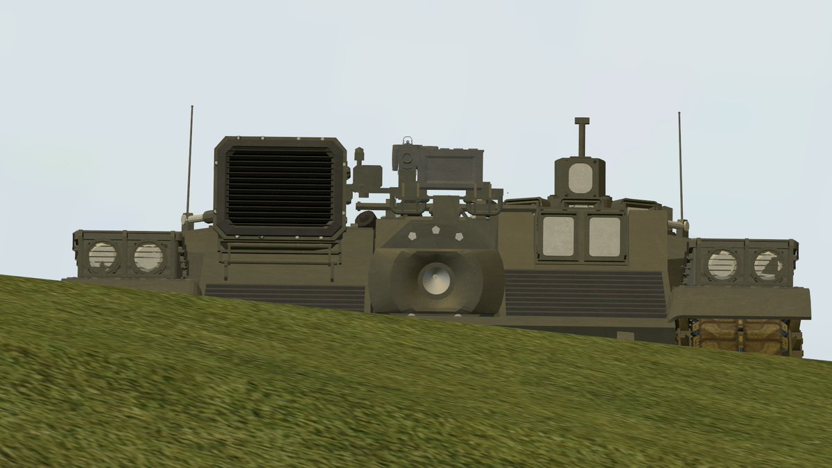 Schnapius's tweet photo. little gremlim tank destroyer experiment done in Gmod Armored Combat Extended, it does infact has a hydraulic suspension and hull aim, albeit its horrible to aim with... https://t.co/0nSEFHBQg8