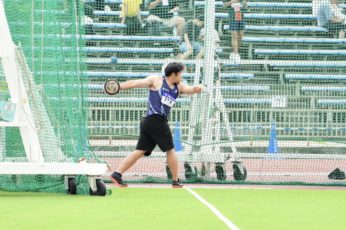 kansai_TandF's tweet photo. #全日本実業団選手権 
男子 円盤投 決勝
🥇#湯上剛輝（#トヨタ自動車）57m03
🥈#北原博企（#新潟アルビレックスRC）56m40
🥉#幸長慎一（#四国大職）55m47
#KANSAIPRIDE #関西から世界へ https://t.co/VHfFgmMrIm