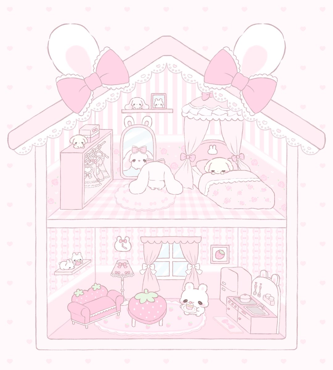 whip_usagi_'s tweet photo. 𝘥𝘰𝘭𝘭 𝘩𝘰𝘶𝘴𝘦🎀🐇‧₊˚♡ྀི https://t.co/oUbRFeJu8p