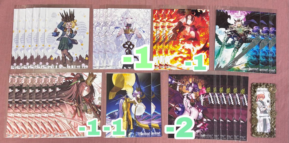 moriiii28's tweet photo. 【交換】
FGO 星見の回廊 特典 A5サイズカード

譲:マーリン,ジャンヌオルタ,🌸アビゲイル,🩵スーパーバニヤン,🌸酒呑童子,太公望,ジークフリート,始皇帝,ゴールデンBB

求:ロマニ (ブックマーカー)>画像3(🩵🌸とのみ)

🩵は4~:1、🌸は2:1でのお取引◎

三角交換◎
15時頃からお手渡し◎

↓ https://t.co/xY80tc0xJh