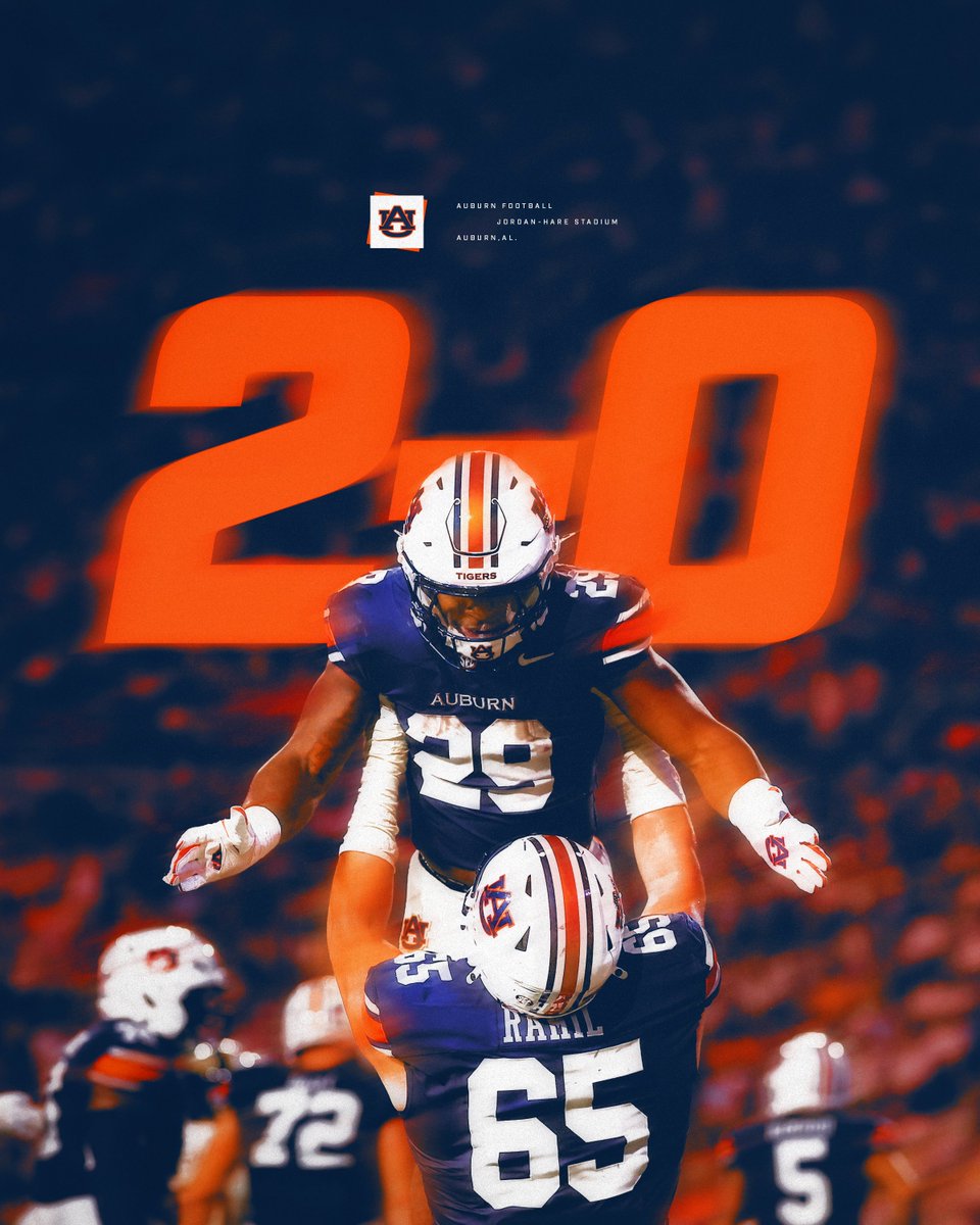 AuburnFootball's tweet photo. On to the next 📈 https://t.co/MU4eDyIsc2