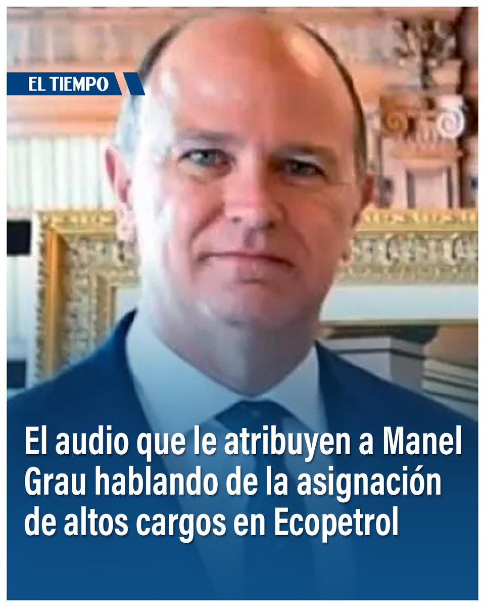 ELTIEMPO's tweet photo. #ExclusivoET #UnidadInvestigativa - 🔴 El audio que le atribuyen al catalán Manel Grau hablando de asignación de altos cargos en Ecopetrol, de millonarios contratos y hasta de Venezuela.

En la antesala de la asamblea de accionistas de Ecopetrol, un informante acaba de entregar a las autoridades un audio de 43 minutos que, según dice, fue grabado en medio de un desayuno en el que ubica a tres personas; una de ellas, el catalán Manel Grau, amigo personal del expresidente Gustavo Petro y de la exprimera dama Verónica Alcocer. 

Amplíe esta investigación realizada por la @Uinvestigativa ⬇️
https://t.co/GbO089kQpu