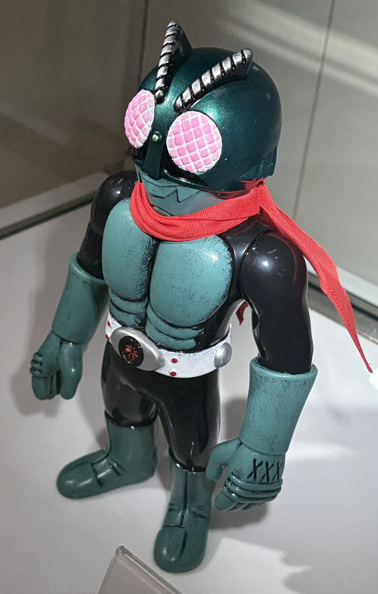 bespic's tweet photo. カッコよすぎで痺れた⚡️

#仮面ライダー５５
#TAF 
#リアルヘッド 
#realhead 
#真頭玩具 https://t.co/as3x9DA1NT