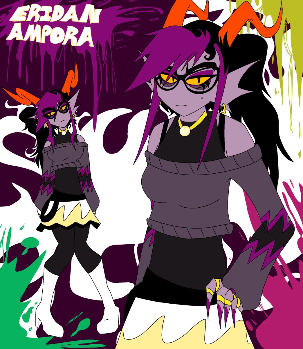 GirlKisser985's tweet photo. Tfem Eridan design because March Eridan always gave me the ick https://t.co/kntYgxfOd1