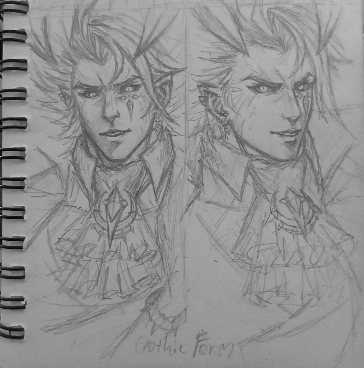 flame_ruby5's tweet photo. (Skin fandesign) #Lorion Gothic form his profile detailed. still WIP https://t.co/13eTg8CMCK