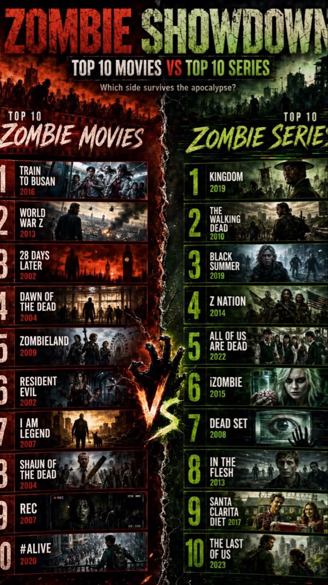 fumbokhanJr's tweet photo. Top 10 of Zombie Series and Movie of all time, never ever miss this one..!!

10/10🎬🎥 https://t.co/30gVTCHdPt